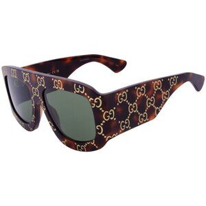 GUCCI HAVANA GREEN SUNGLASSES
